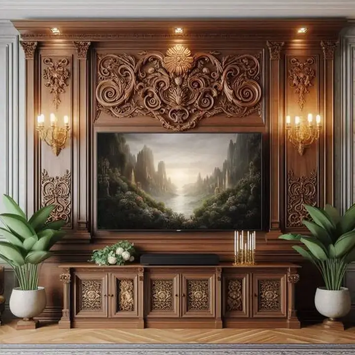 Jual Backdrop Tv Modern Di Sukamantri