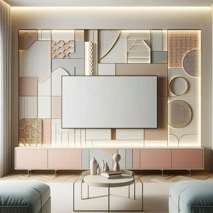 Jual Backdrop Tv Modern Di Cicau