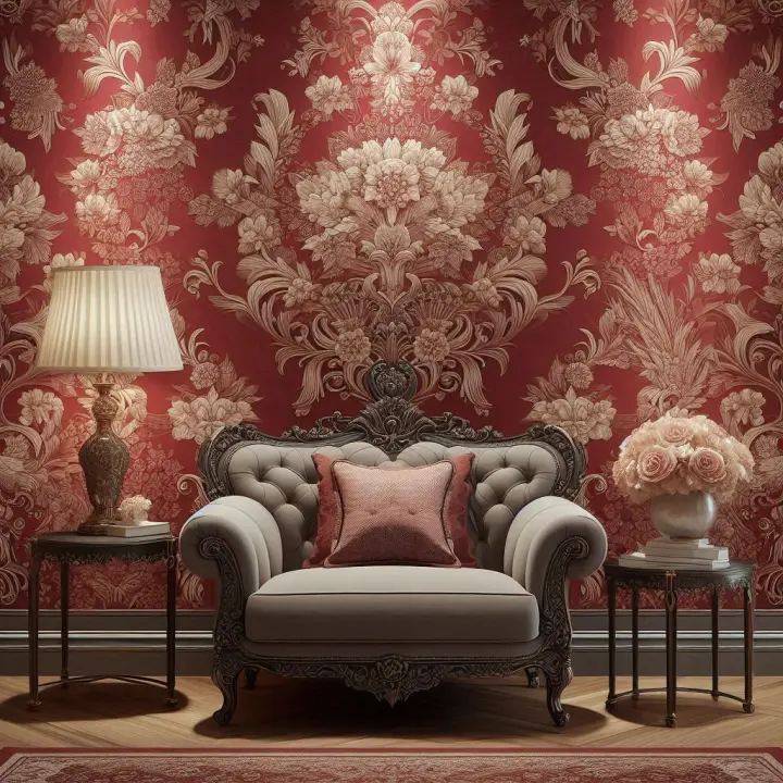 Wallpaper Dinding Ruang Tamu