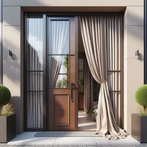 Jual Gorden Pintu Kamar Tidur Utama