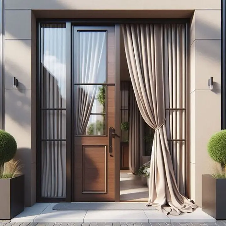 Jual Gorden Pintu Kamar Tidur Utama