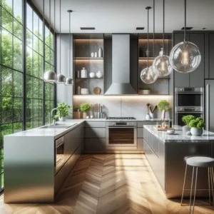 Jasa Pembuatan Kitchen Set Gedung Perusahaan Bekasi