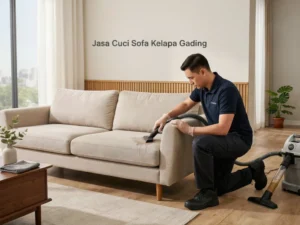 Jasa Cuci Sofa Harapan Indah Bekasi